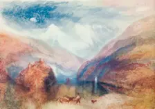 View on Lake of Brienz 19th century, (1910). Artist: JMW Turner