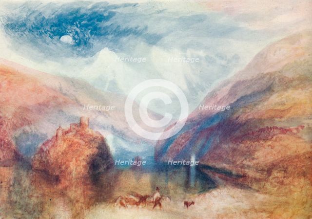 'View on Lake of Brienz', 19th century, (1910). Artist: JMW Turner.