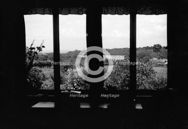 View out of a window, c1935. Creator: Kirk & Sons of Cowes.