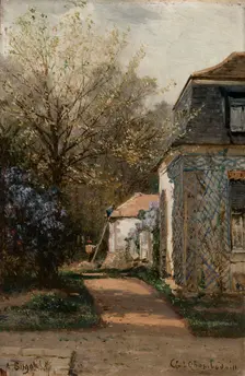 View outside Paris, 1850-1896. Creator: Aleksey Bogolyubov