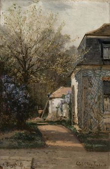 View outside Paris, 1850-1896. Creator: Aleksey Bogolyubov