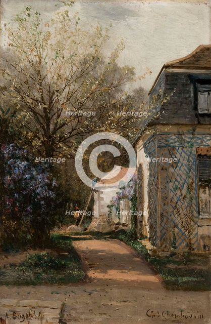 View outside Paris, 1850-1896. Creator: Aleksey Bogolyubov.