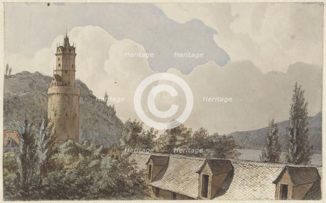 View over Andernach and the Rhine, 1820-1872. Creator: Hendrik Abraham Klinkhamer.