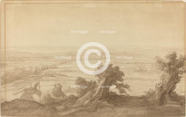 View over Flat Country, 1906. Creator: Alphonse Legros.