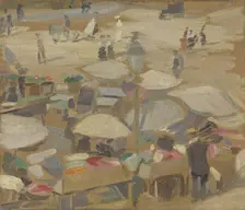 View over Hojbroplads, 1911. Creator: Edvard Weie
