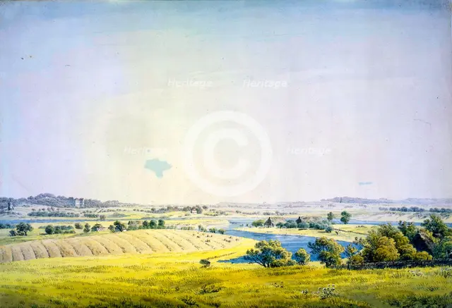 'View over Putbus', 1824-1825.  Artist: Caspar David Friedrich