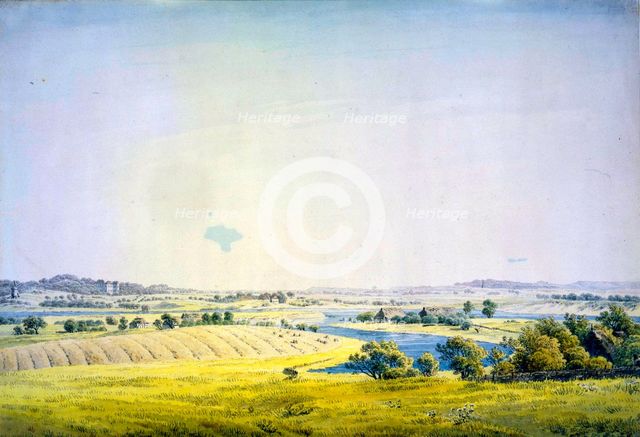 'View over Putbus', 1824-1825.  Artist: Caspar David Friedrich