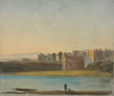 View over the Elbe, probably 1830. Creator: Johan Christian Dahl