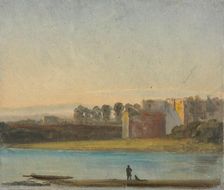 View over the Elbe, probably 1830. Creator: Johan Christian Dahl