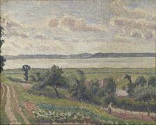 View over the Estuary, Harfleur, 1903. Artist: Lucien Pissarro