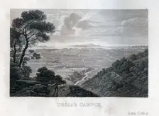 View over the fields of Troy, c1833. Creator: Unknown