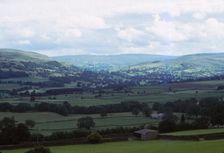 View over Wensleydale from Castle Bolton, Yorkshire, 20th century. Artist: CM Dixon