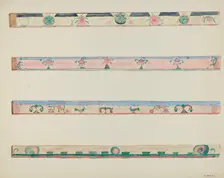 Vigas, c. 1937. Creator: Marjery Parish