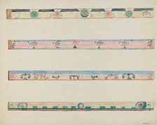 Vigas, c. 1937. Creator: Marjery Parish