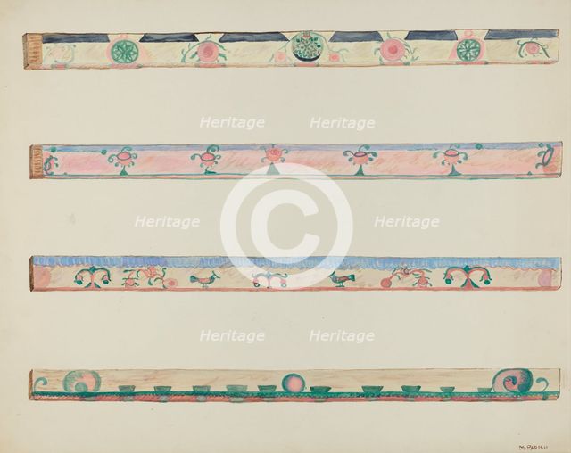 Vigas, c. 1937. Creator: Marjery Parish.