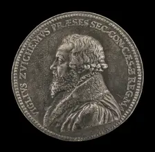 Viglius van Aytta of Zuichem, 1507-1577, Lawyer and Humanist, 1556. Creator: Jacques Jonghelinck