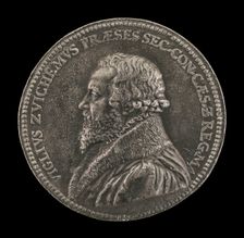 Viglius van Aytta of Zuichem, 1507-1577, Lawyer and Humanist, 1556. Creator: Jacques Jonghelinck