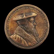 Viglius van Aytta of Zuichem, 1507-1577, Lawyer and Humanist [obverse], 1568. Creator: Jacques Jonghelinck