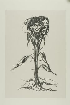 Vignette:Amaryllis, 1908/09. Creator: Edvard Munch
