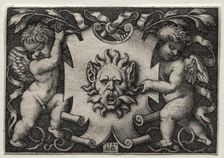 Vignette au Mascaron, 1544. Creator: Hans Sebald Beham (German, 1500-1550)