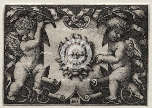 Vignette au Mascaron, 1544. Creator: Hans Sebald Beham (German, 1500-1550).