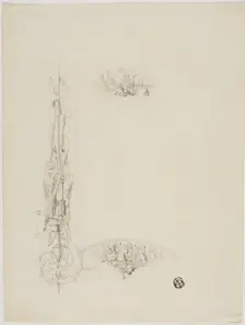Vignette for Menu Card Decorated with Arms and Heroic Scenes, n.d. Creator: Unknown
