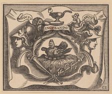 Vignette for the Title Page of C. Peregrino, Principes Hollandiae et Zelandiae, 1632. Creator: Christoffel Jegher