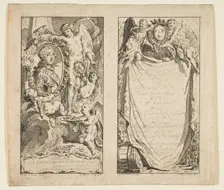 Vignettes pour les "Tablettes historiques, topographiques et physiques de Bourgogne", 1755. Creator: Etienne Fessard
