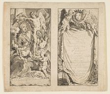 Vignettes pour les "Tablettes historiques, topographiques et physiques de Bourgogne", 1755. Creator: Etienne Fessard