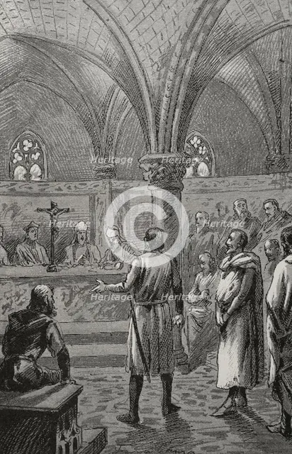 VII Council of Tarragona, 1312, (1890).  Creator: Unknown.