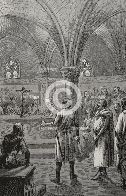 VII Council of Tarragona, 1312, (1890).  Creator: Unknown.