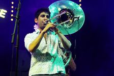 Vij Prakash, Love Supreme Jazz Festival, Glynde Place, East Sussex, 2015. Artist: Brian O'Connor