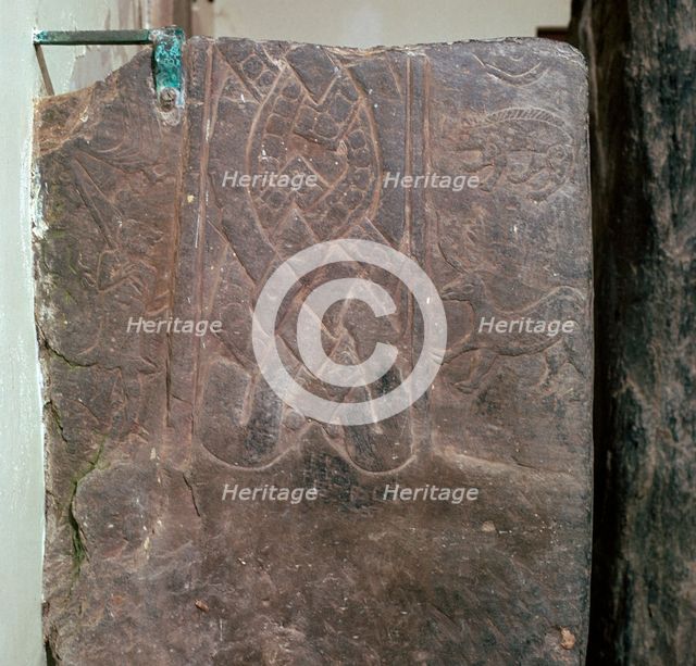 Viking Odin-Stone at Jurby on the Isle of Man, 10th century. Artist: Unknown