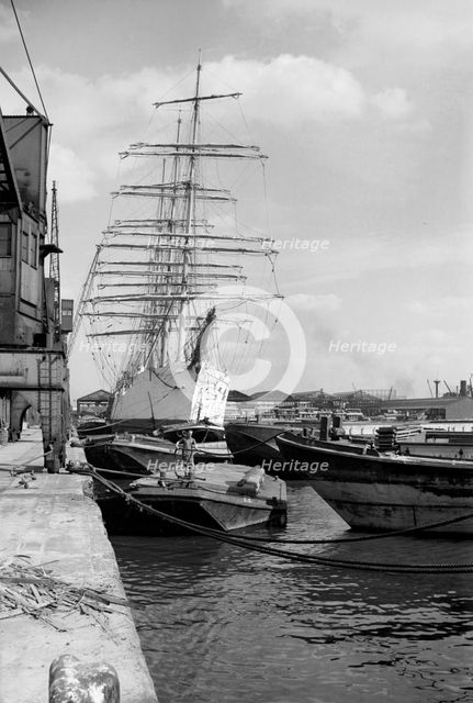 `Viking' barque at the West India Dock, Isle of Dogs, London, c1945-c1965. Artist: SW Rawlings