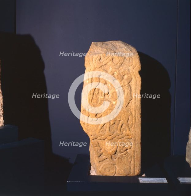 Viking Cross-Shaft Fragment from Sockburn, County Durham, 10th century. Artist: Unknown.