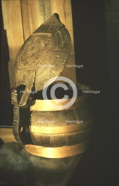 Viking Eating Vessels carved wth personal design, c8th-mid 11th century.   Artist: Unknown.