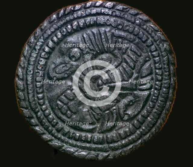 Viking Jellinge-style Disc-Brooch. Artist: Unknown
