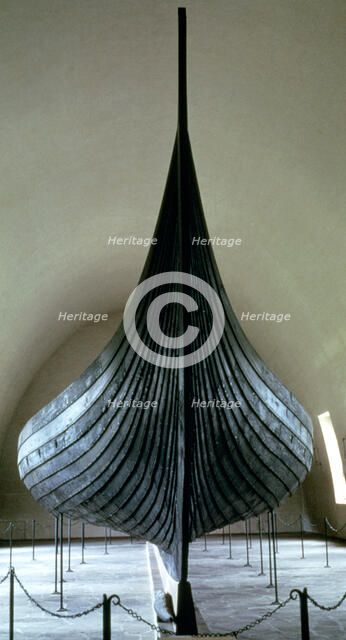 Viking ship, Norway, 9th Century. Artist: Unknown