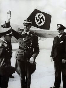 Viktor Lutze, commander of the SA, Munich Airport, Germany, 1934. Creator: Unknown