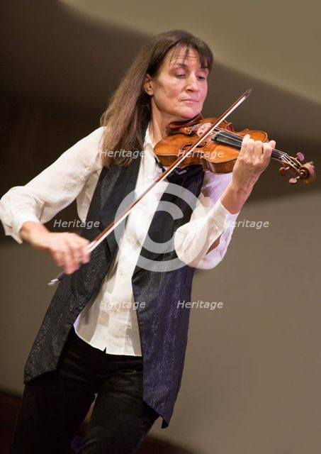 Viktoria Mullova, 2017. Artist: Alan John Ainsworth.