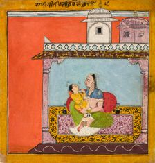 Vilaval Ragini, from a Ragamala, ca. 1690-95. Creator: Unknown