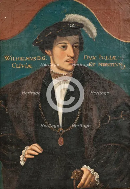 Vilhelm (1516-1592), Duke of Jülich, Cleve and Berg, c1540s. Creator: Anon.
