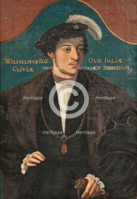 Vilhelm (1516-1592), Duke of Jülich, Cleve and Berg, c1540s. Creator: Anon.