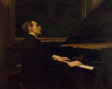 Vilhelm Stenhammar, 1871-1927, composer, 1900. Creator: Robert Thegerstrom