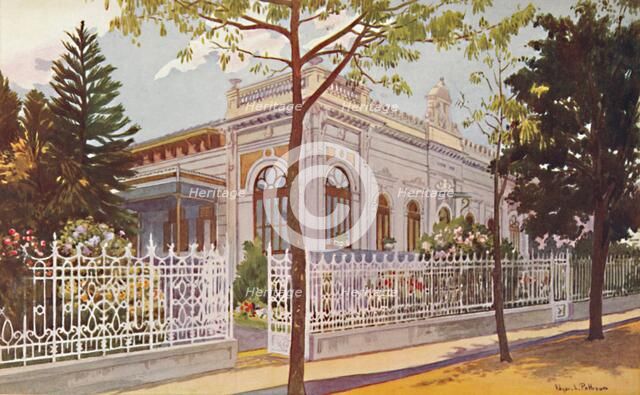 Vilino Nair, Residence of Admiral Baron de Teffé von Hoonholtz, Petropolis, 1914. Artist: Edgar L Pattison.