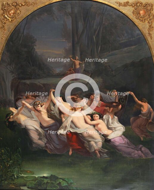 Vilinski Ples (Dance of the fairies), Mid of the 19th cen.. Creator: Stroj, Mihael (1803-1871).