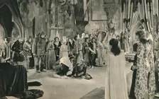 Villon (John Barrymore) threatened with death by Louis XI 1927