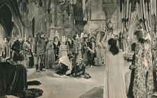 Villon (John Barrymore) threatened with death by Louis XI 1927