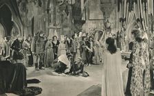 Villon (John Barrymore) threatened with death by Louis XI 1927