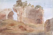 Villa Adriana, 1824. Creator: James William Giles